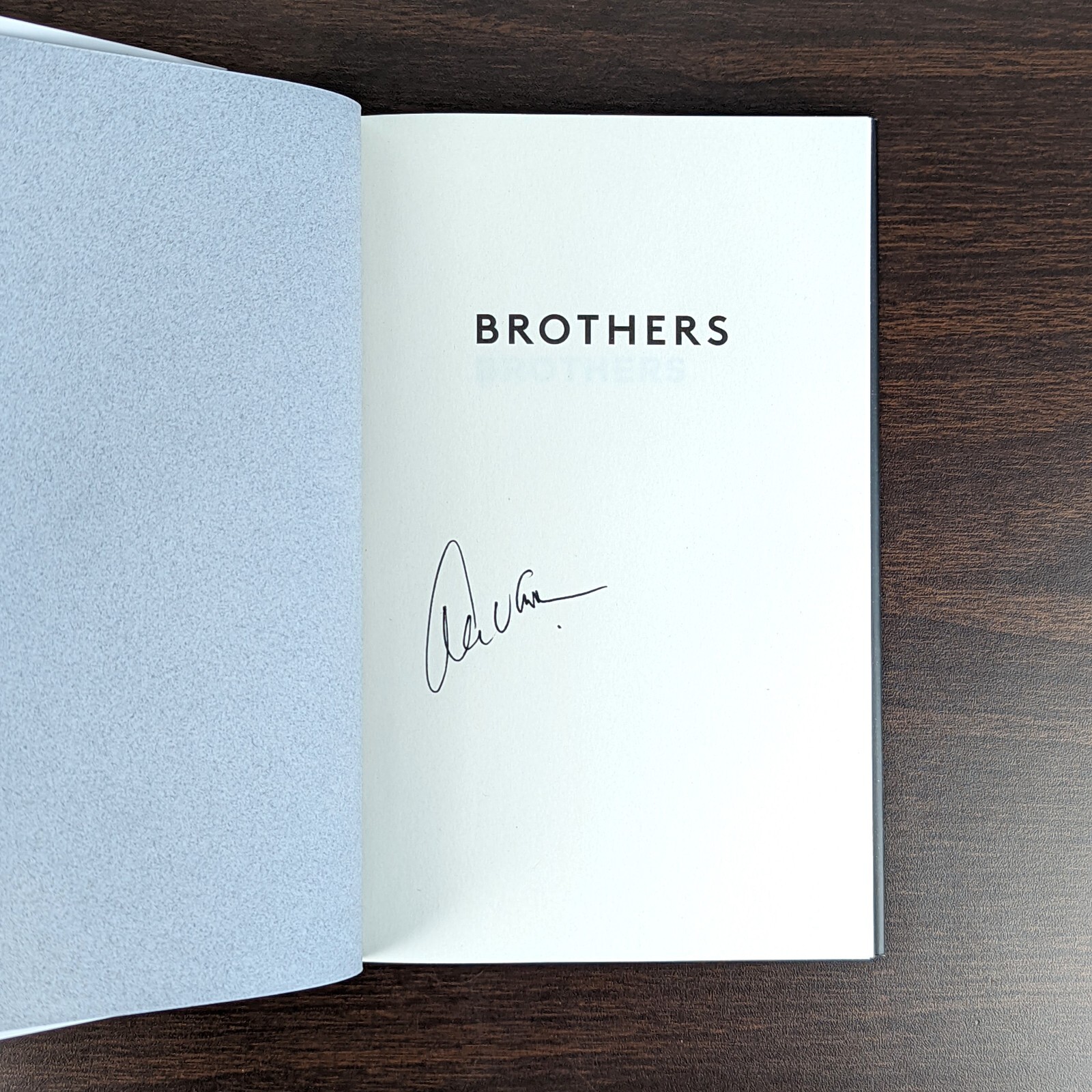BROTHERS Alex Van Halen SIGNED Autographed Waterstones First Edition (Damaged)