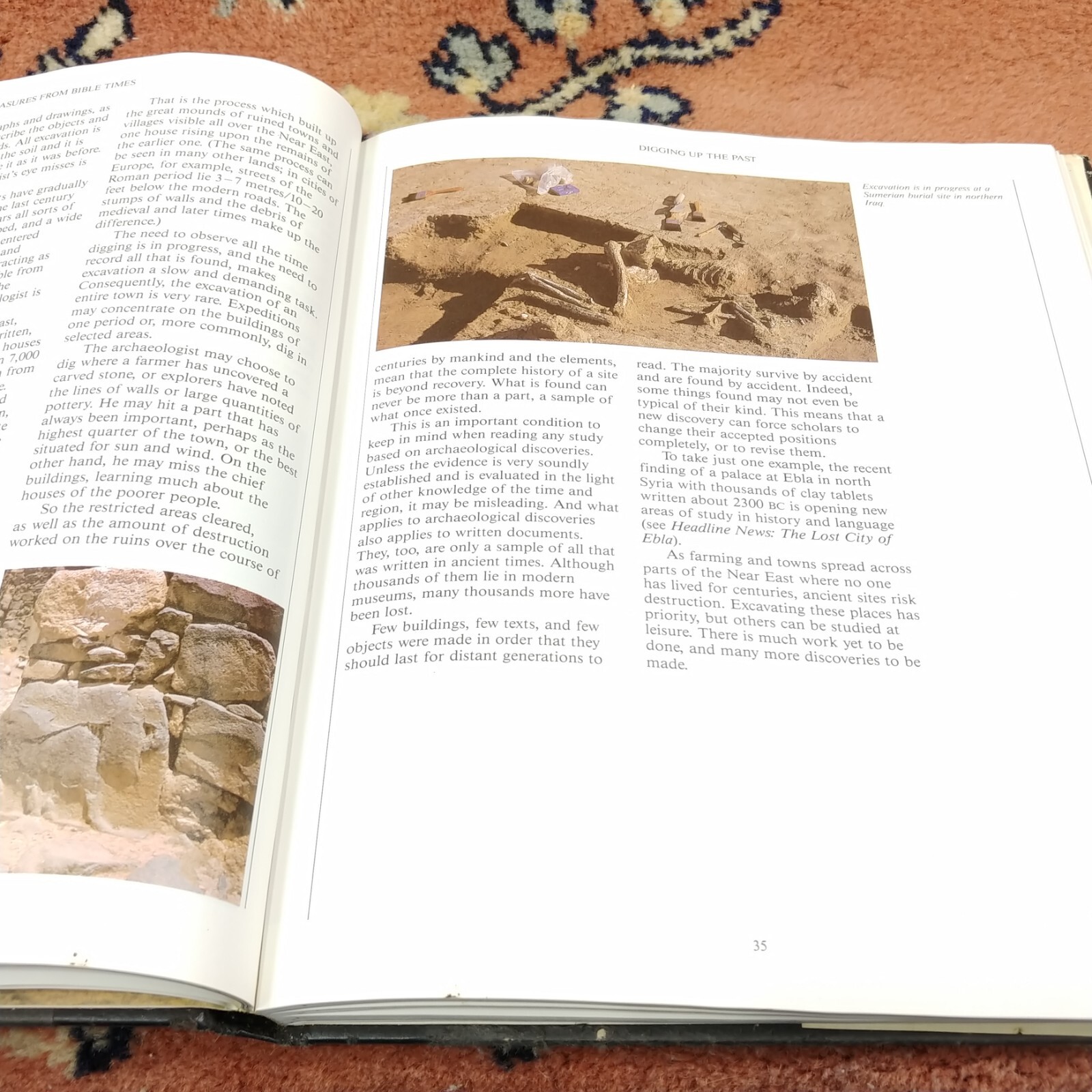 Treasures from Bible Times by Alan Millard 1985 Hardcover Dust Jacket Free Ship