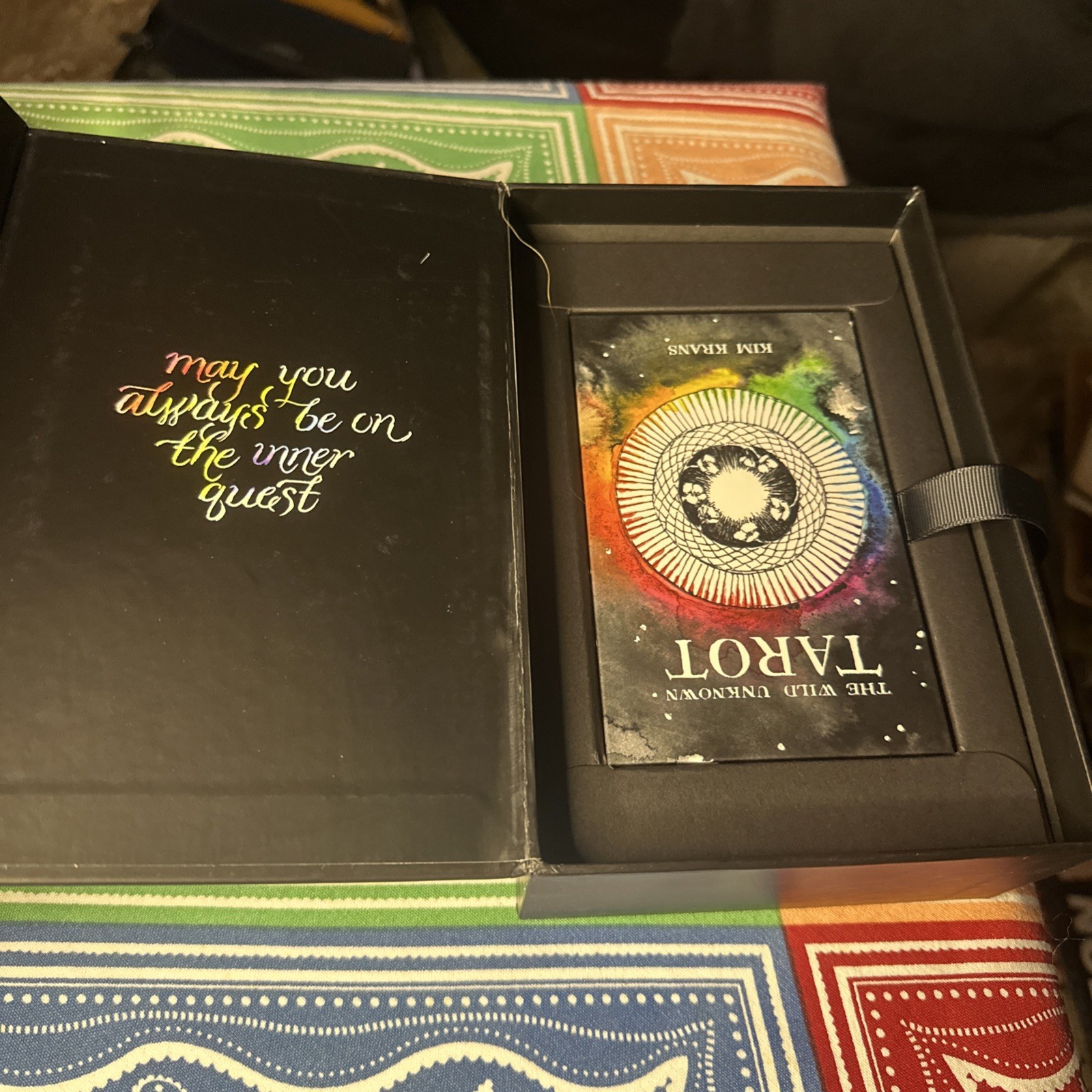 The Wild Unknown Tarot Deck and Guidebook – Hardcover, by Krans Kim – Very Good