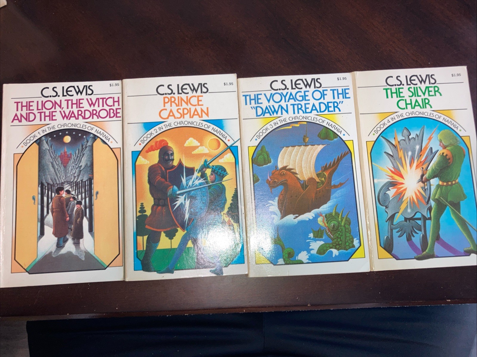 The Chronicles Of Narnia Box Set Books 1970 First Edition Collier C.S. Lewis VTG
