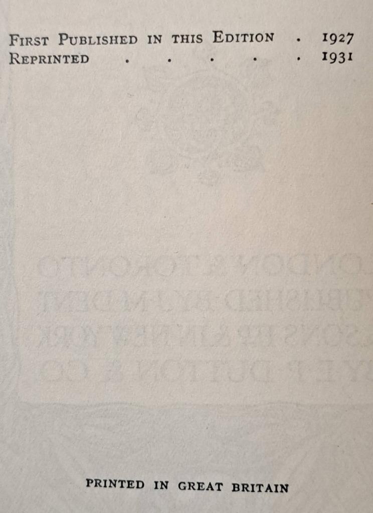 Roderick Random by Tobias Smollett 1931 J M Dent & Sons London & E P Dutton N.Y.
