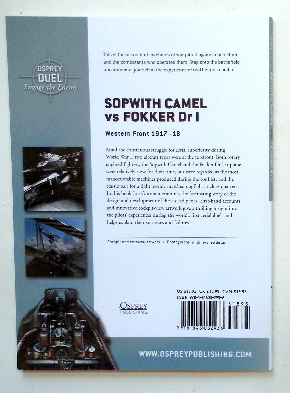 Osprey Duel Series “Sopwith Camel vs. Fokker Dr I – Western Front” Book No. 7