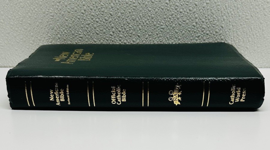 Green THE NEW AMERICAN BIBLE~Official Catholic World Press Bible book~c.2011