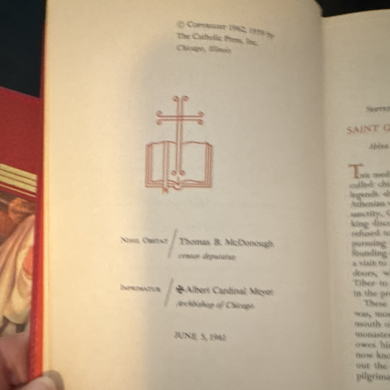 The Catholic Press The Lives of the Saints Michael Garicoïts 1962 Illustrated HC