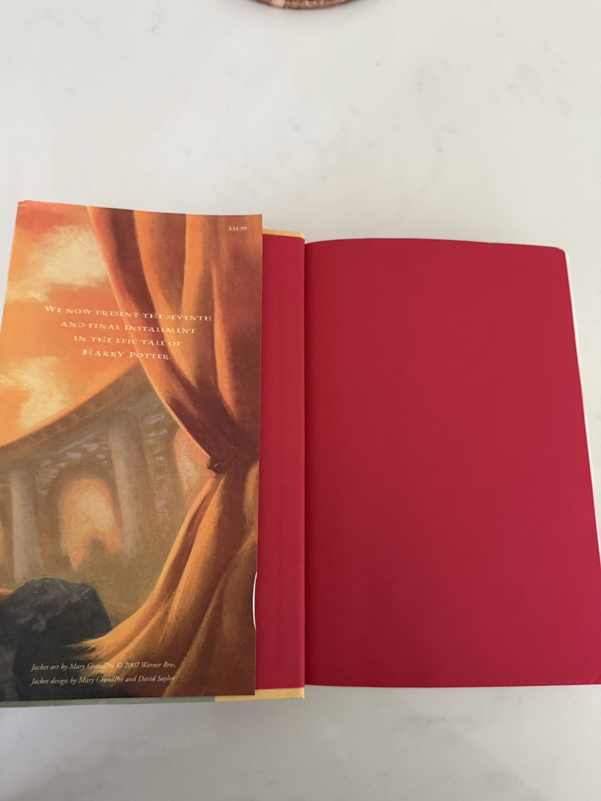 Harry Potter And The Deathly Hallows 1st 2007 RARE ERROR 759 Pages