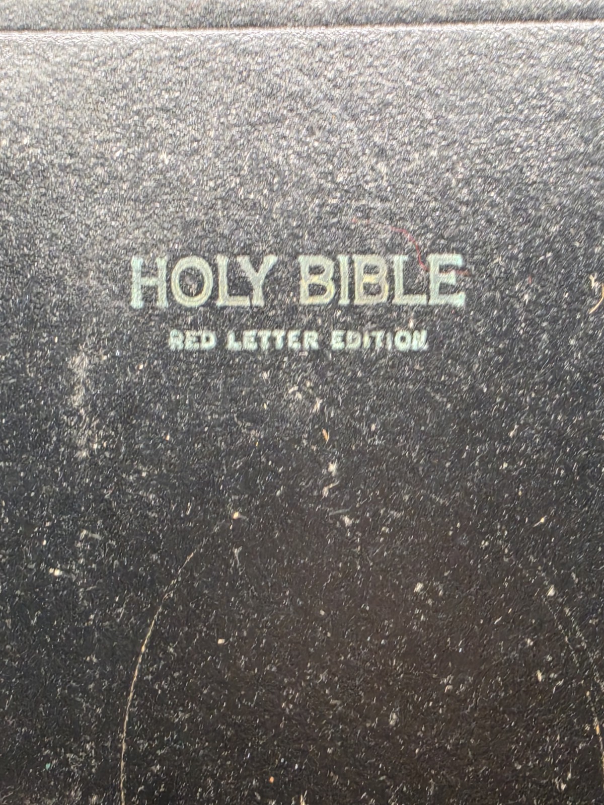 Collins World Genuine Leather Bible KJV Large Print Red Letter Reference 956C