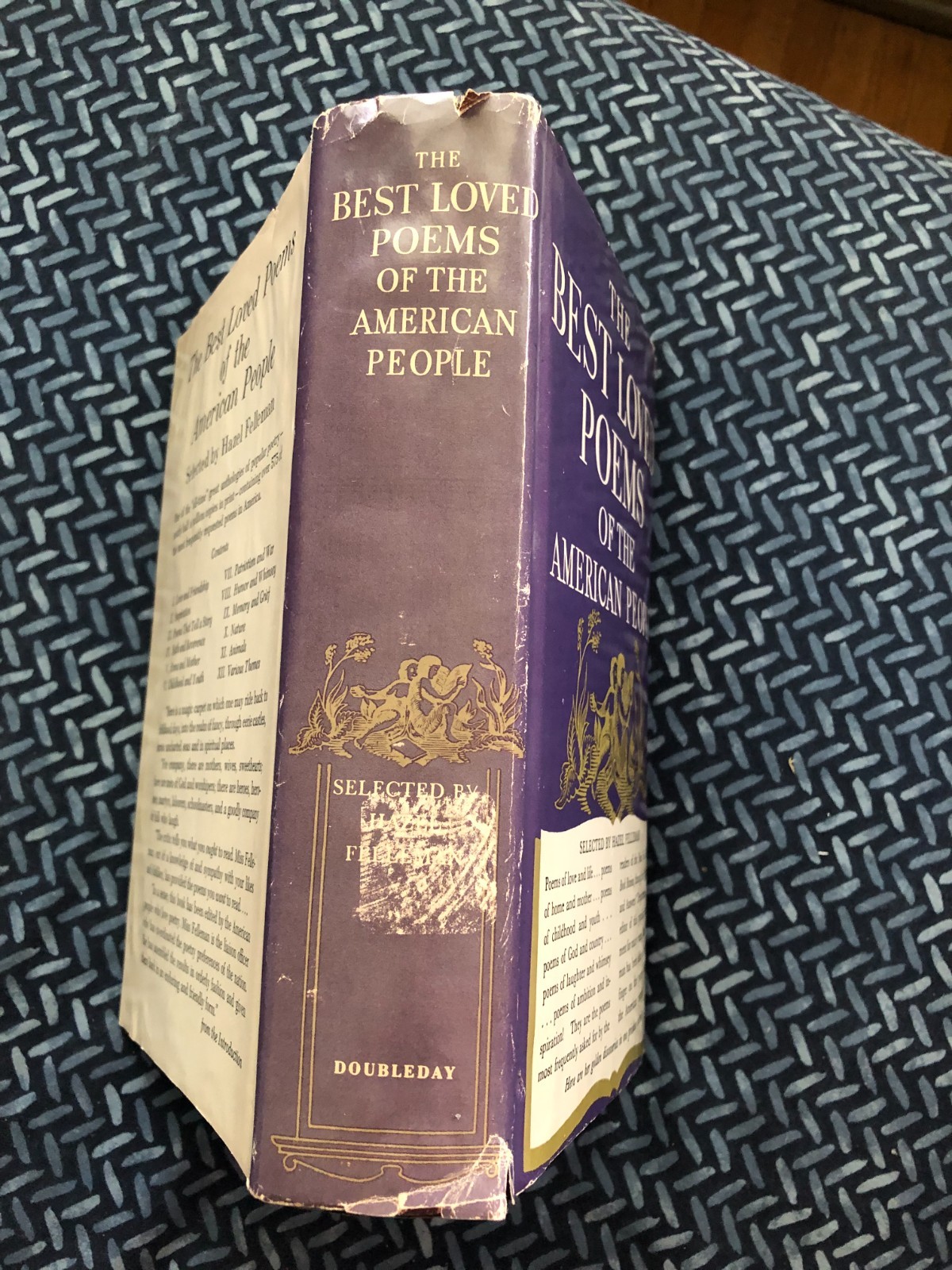The Best Loved Poems of the American People 1936 Hardcover by Hazel Felleman