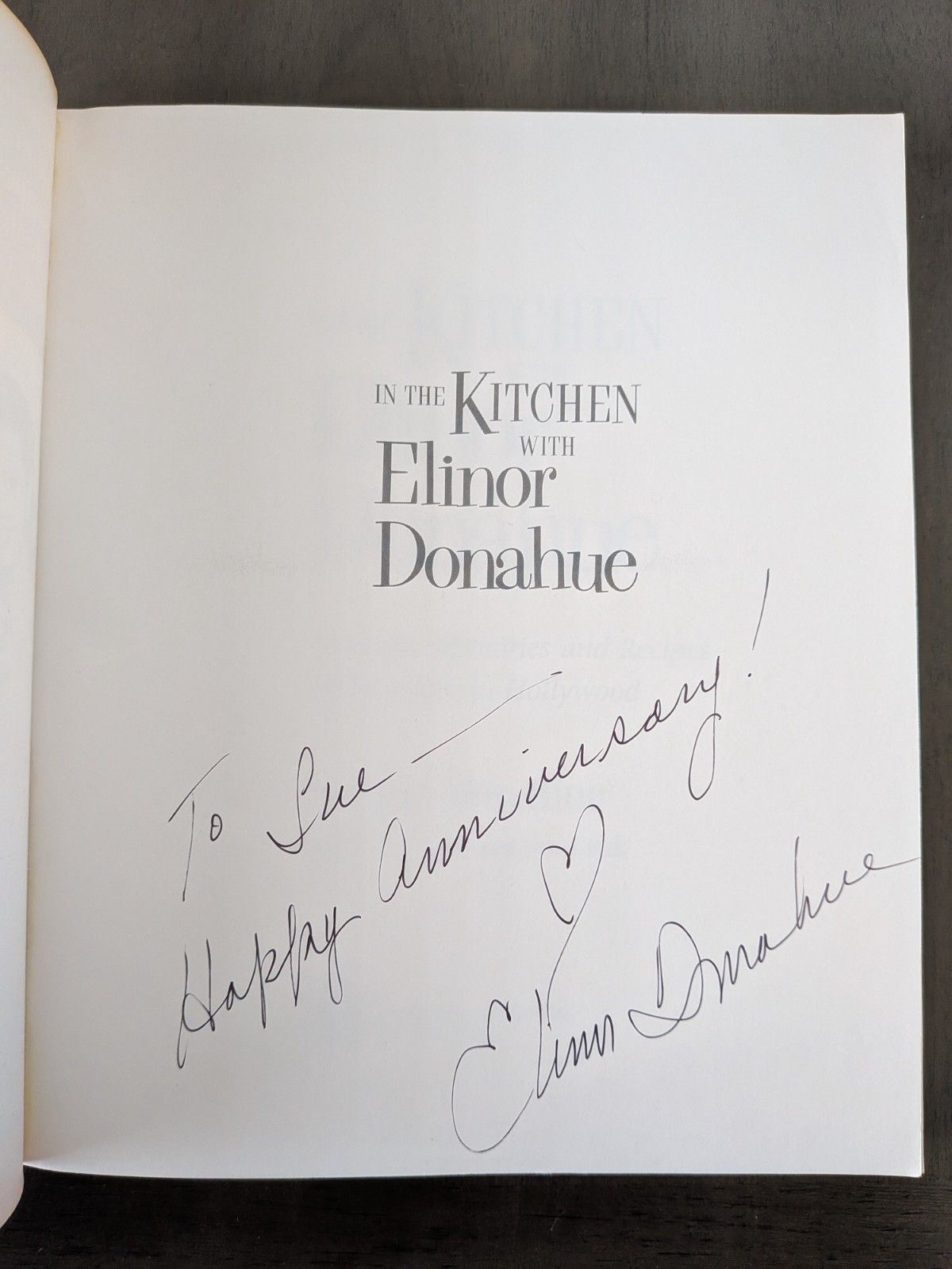 In The Kitchen with Elinor Donahue – Ken Beck, Jim Clark – Inscribed / Signed
