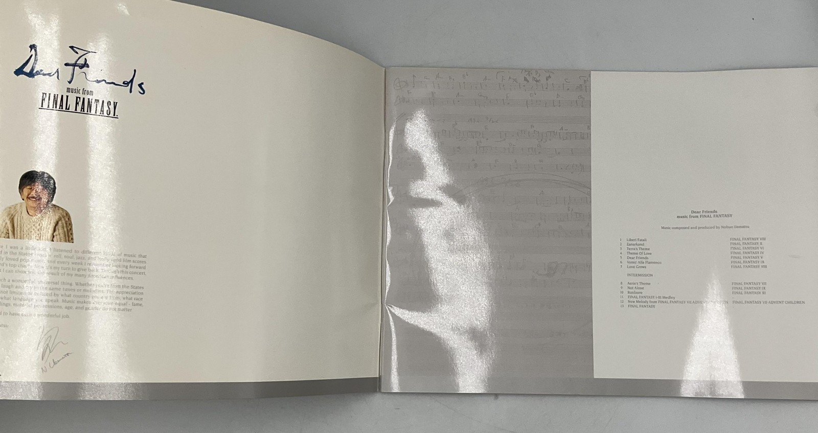 Dear Friends Music From FINAL FANTASY Nobuo Uematsu Square Enix Chapbook White