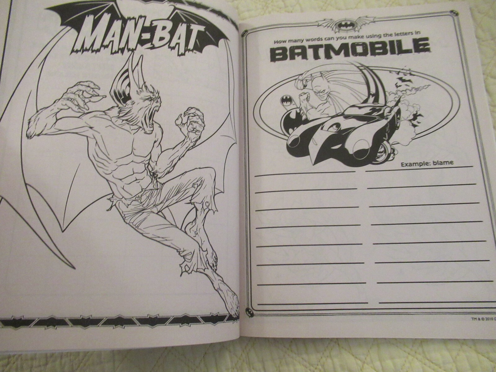 Batman Jumbo Coloring and Activity Books (2-Set) (2012) (Bendon, Inc.)