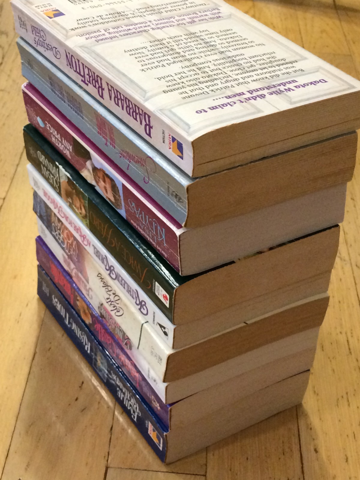 Qty 9 – Random Romantic Novels – Misc Authors – Paperback lot 4