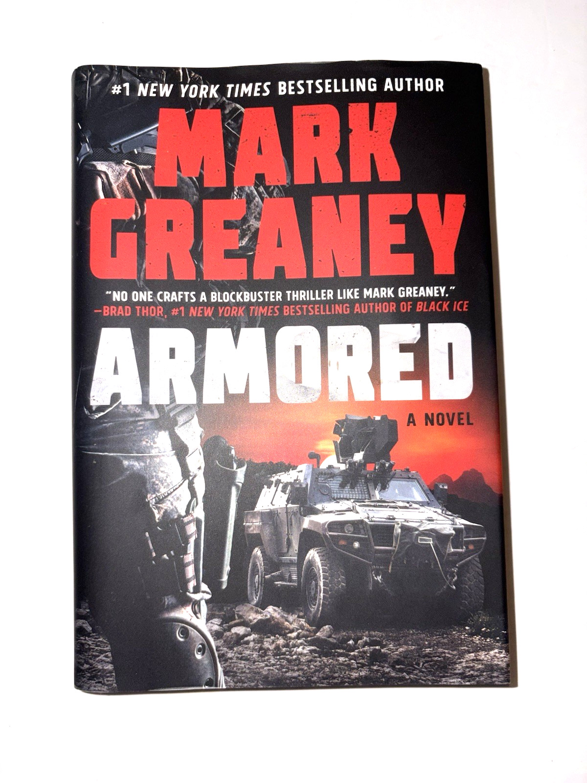 “Armored” by Mark Greaney HC DJ 2022 1st Printing