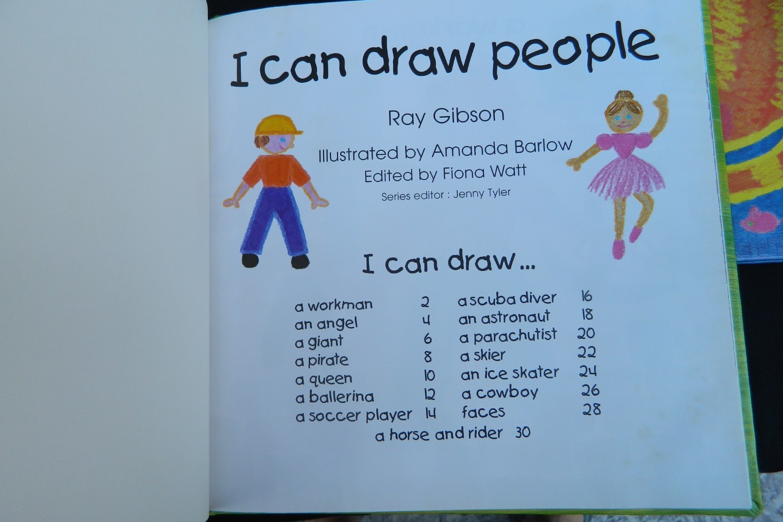 Usborne Lot of 3 Drawing Books – I Can Draw Animals & People + Maps Charts