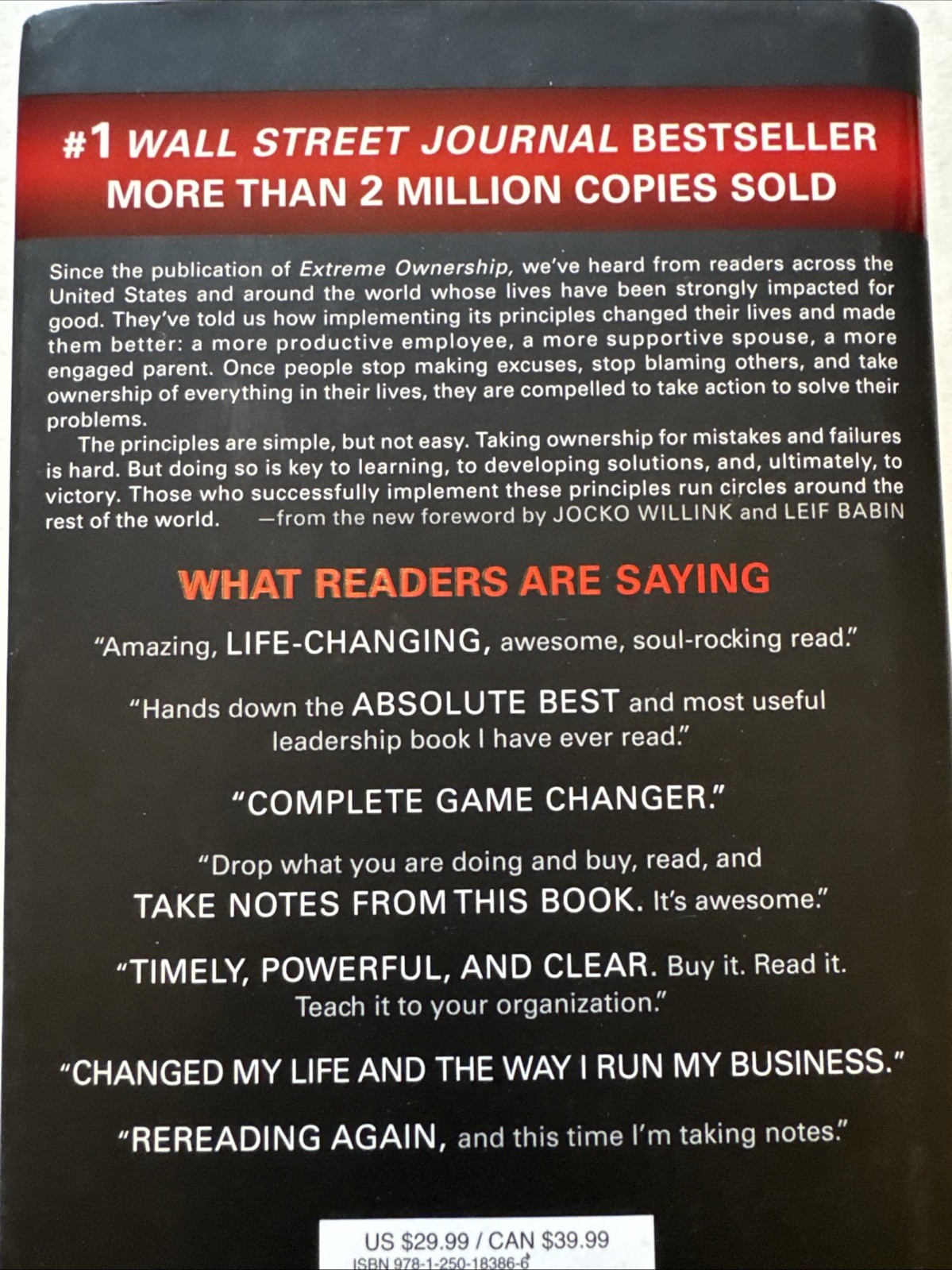 Extreme Ownership : How U. S. Navy SEALs Lead and Win (New Edition) by Leif…