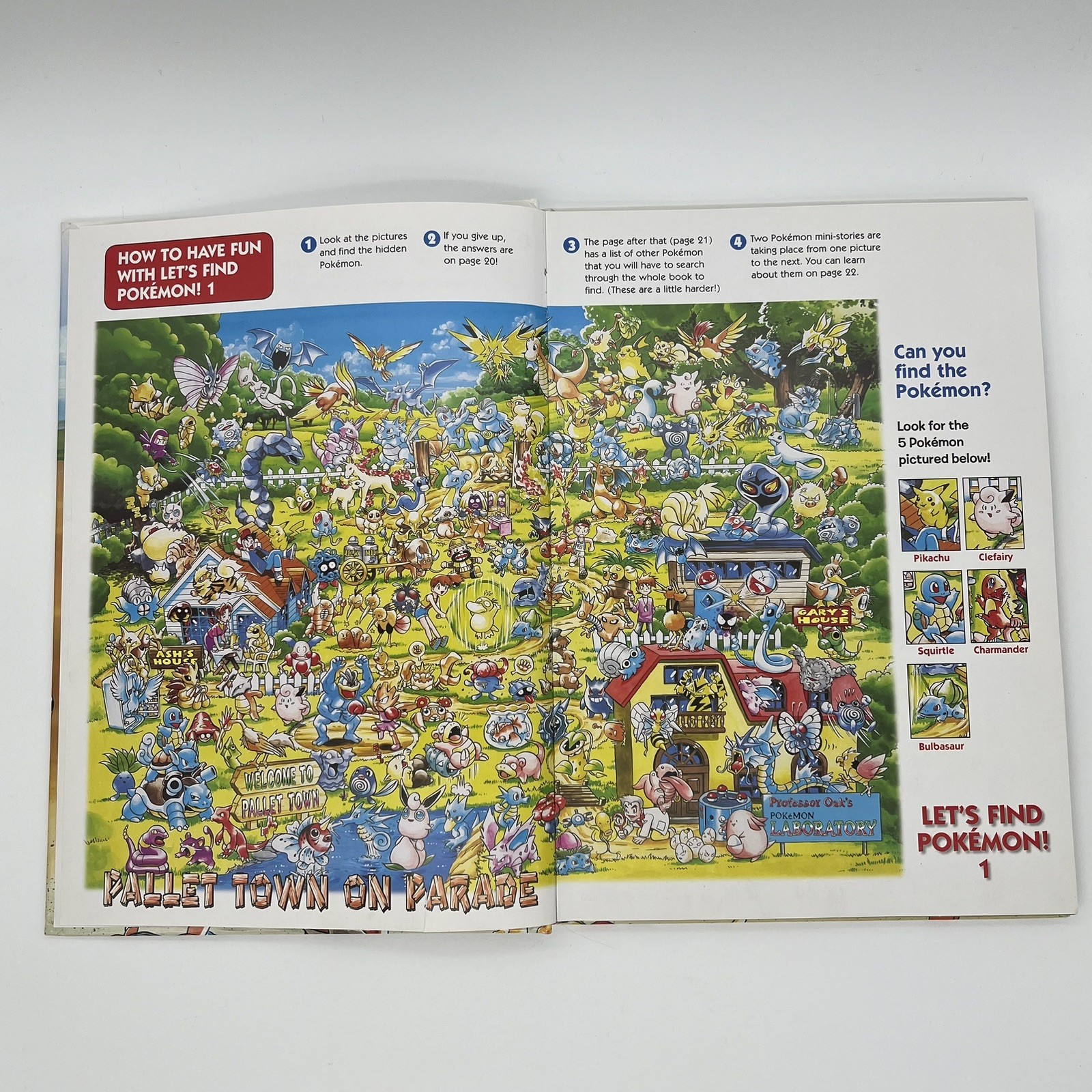 Let’s Find Pokemon! Special Complete Edition Search and Find Book Hardcover 2006
