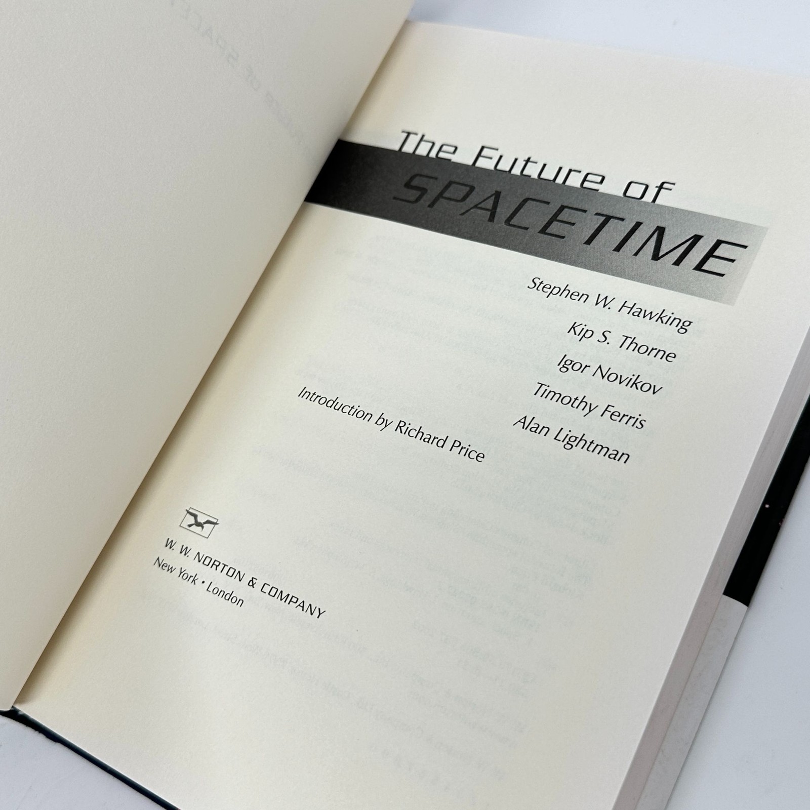 Stephen Hawking HC Book Lot A Brief History of Time & Future of Spacetime 1st Ed