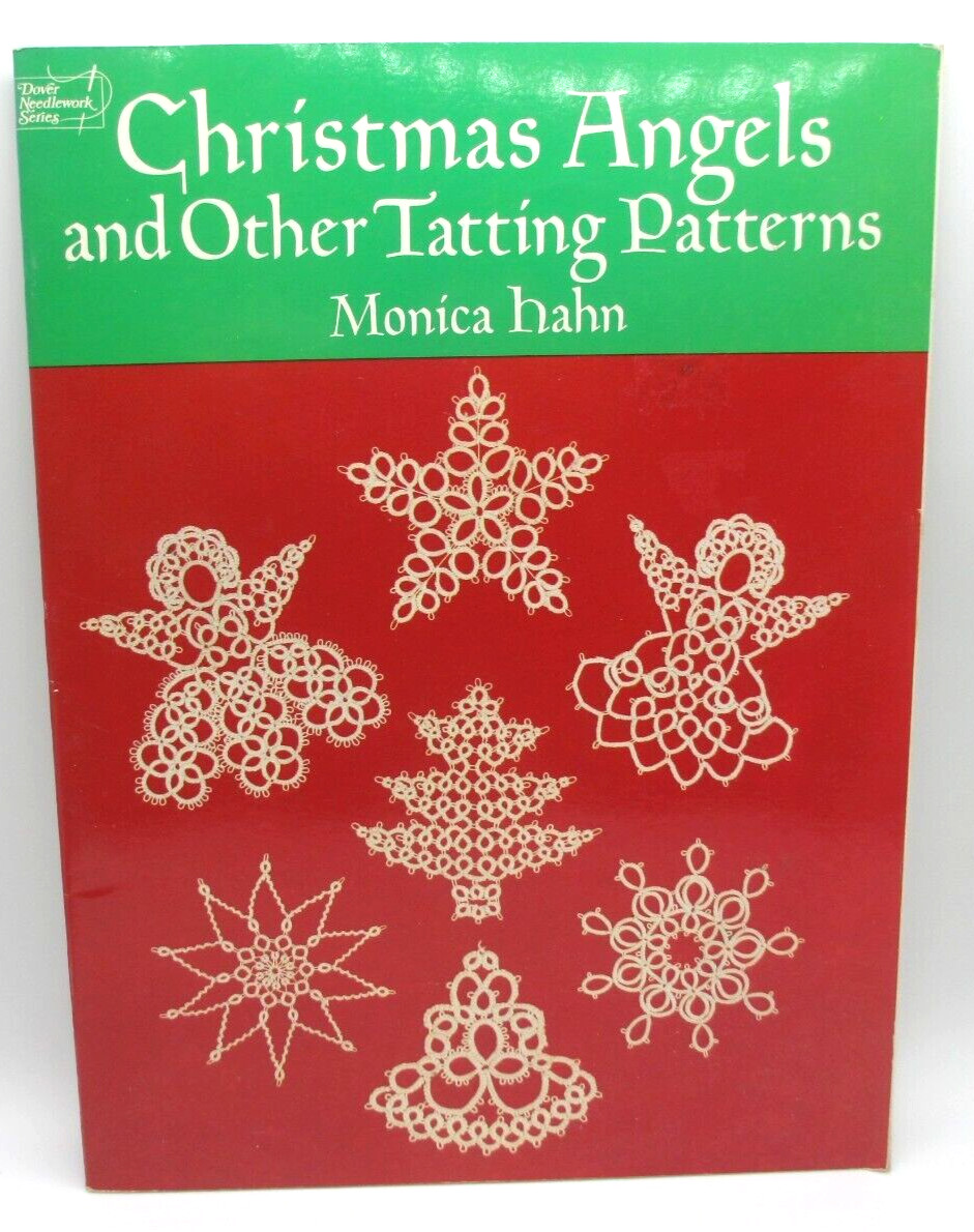 Christmas Angels Other Tatting Patterns Wreath Snowflake Book Monica Hahn