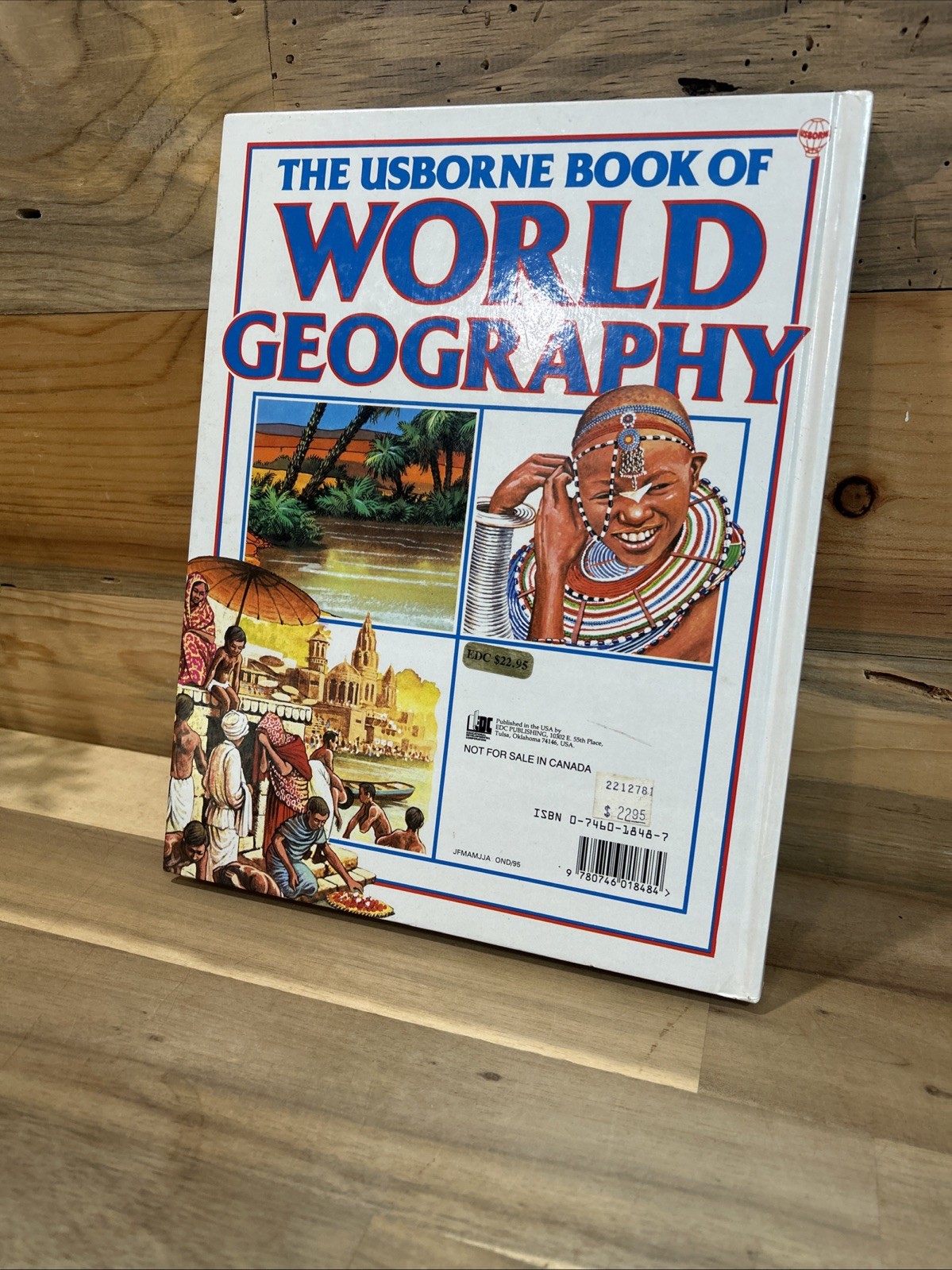 Usborne book of World Geography by Jenny Tyler (Hardcover) 1997 edition