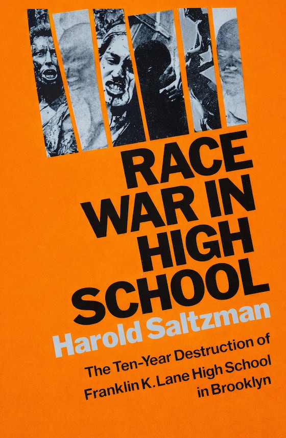 RACE WAR IN HIGH SCHOOL HAROLD SALTZMAN – BROOKLYN NYC RARE – PB