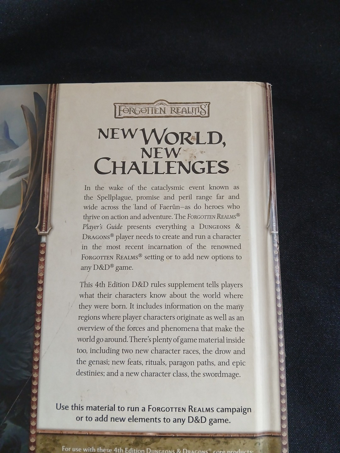 Forgotten Realms Player’s Guide by Wizards RPG Team (2008, Hardcover)