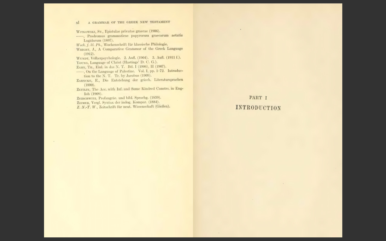 A Grammar of the Greek New Testament by A.T. Robertson (1914) E-Book on CD-ROM