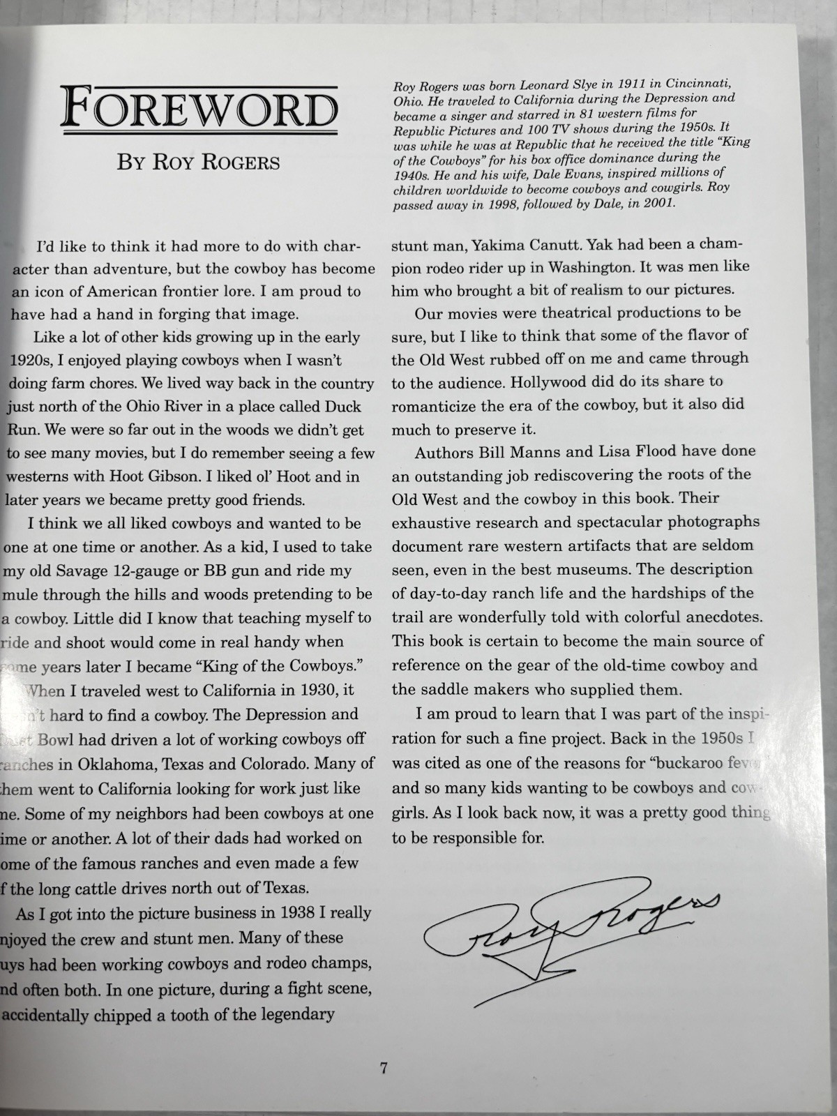 Cowboys & Trappings of the Old West HCDJ Book Illustrated Roy Rogers Manns Photo