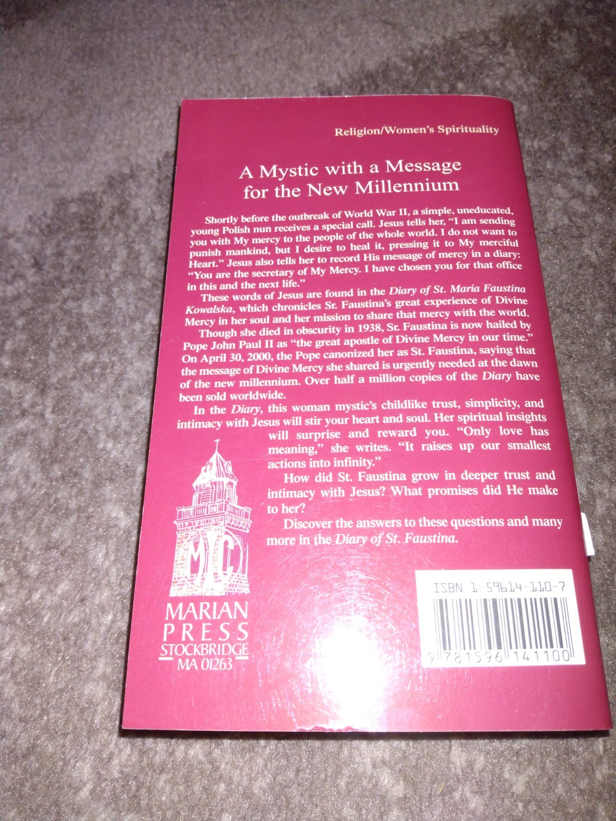 The Diary of Saint Maria Faustina Kowalska : Divine Mercy in My Soul by Faustina