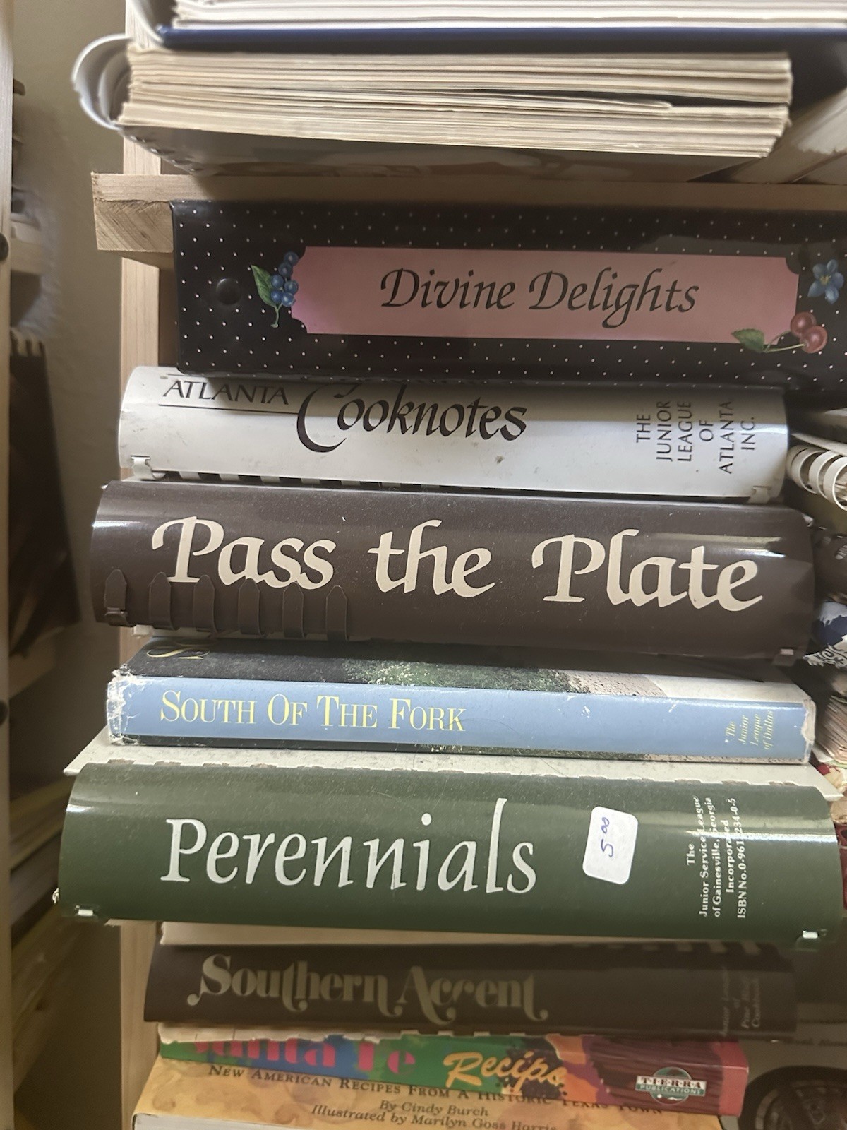 Mystery Lot of 6 Vintage Cookbooks: Spiral, Binder Miscellaneous Varieties GUC