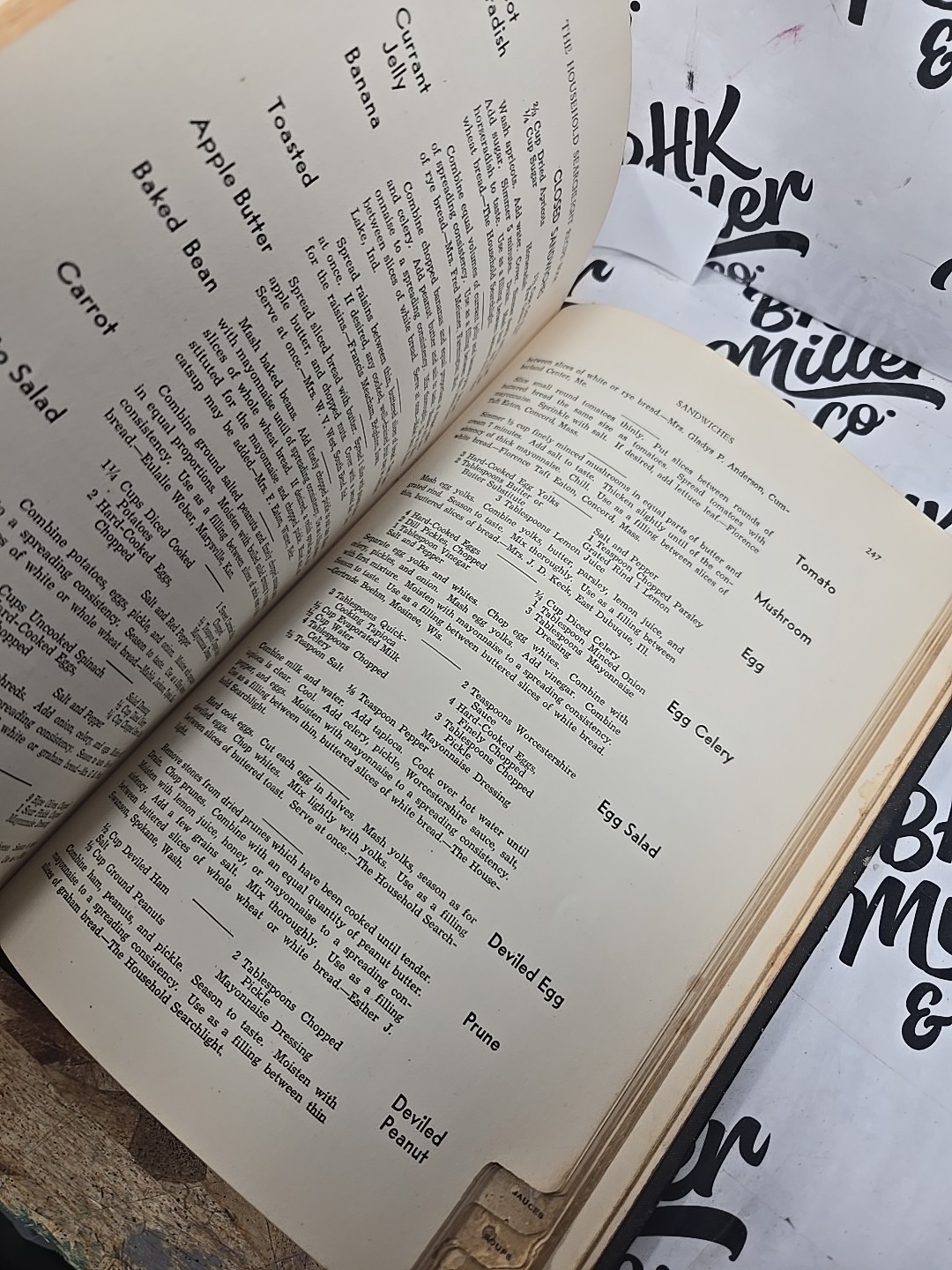 Vintage The Household Searchlight Recipe Book 1936 8th Printing