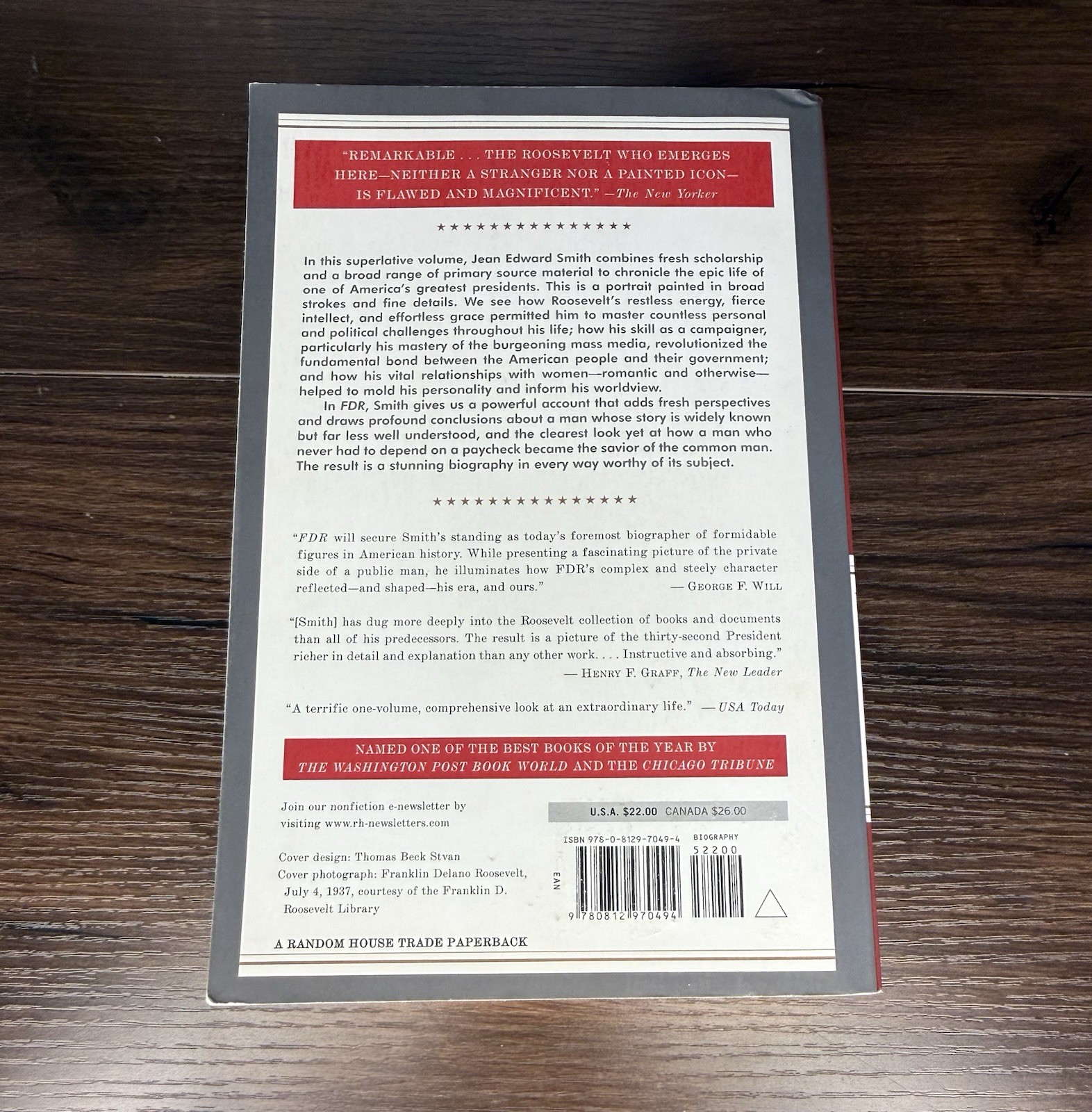 FDR by Jean Edward Smith (2008, Trade Paperback)