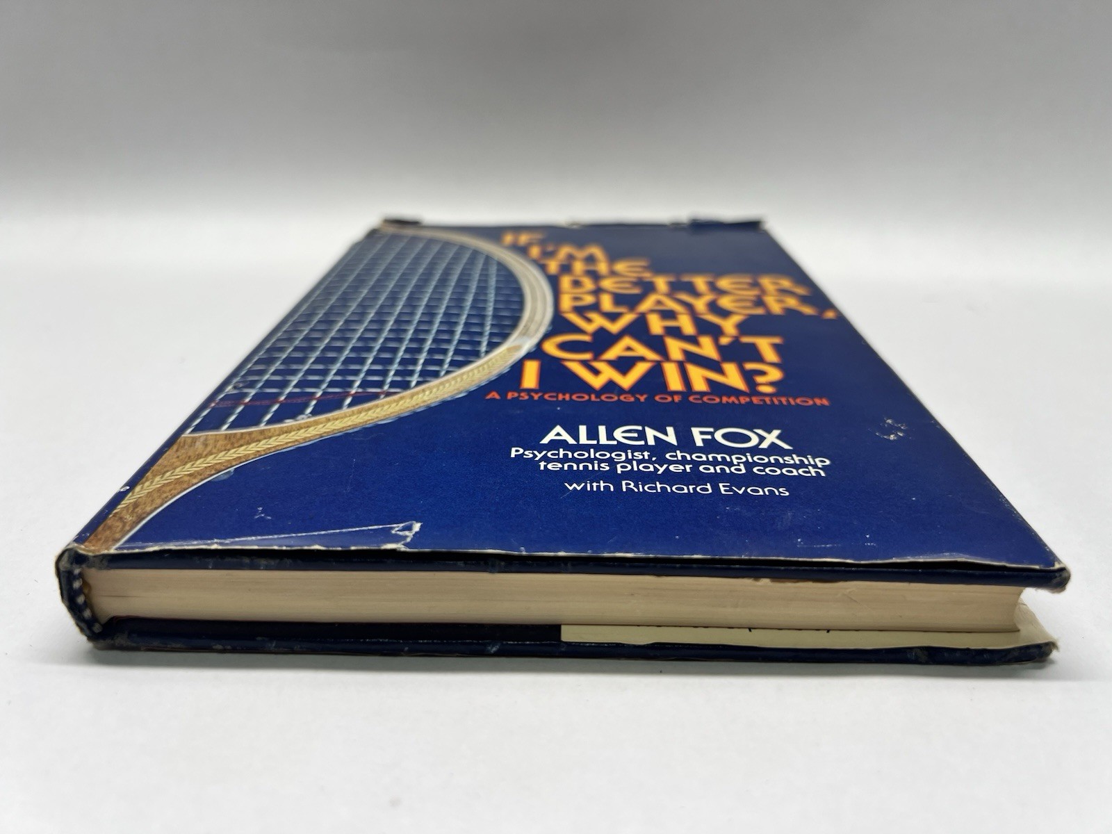 If I’m the better player, Why can’t I – Hardcover, by Allen Fox – Acceptable