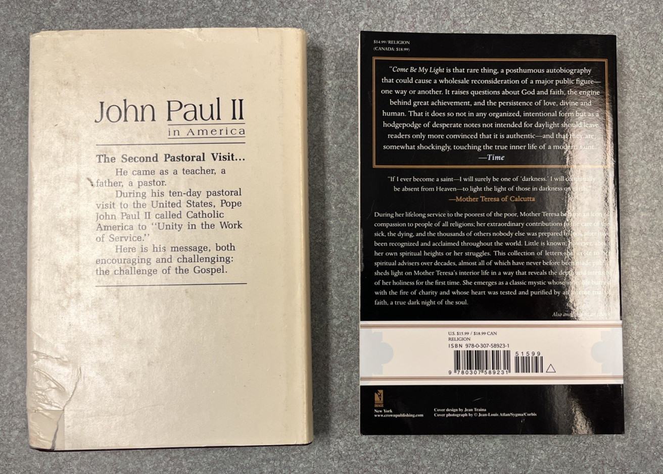 Lot 8 Catholic Biographies, John Paul II, Mother Teresa, Padre Pio, Bernadette