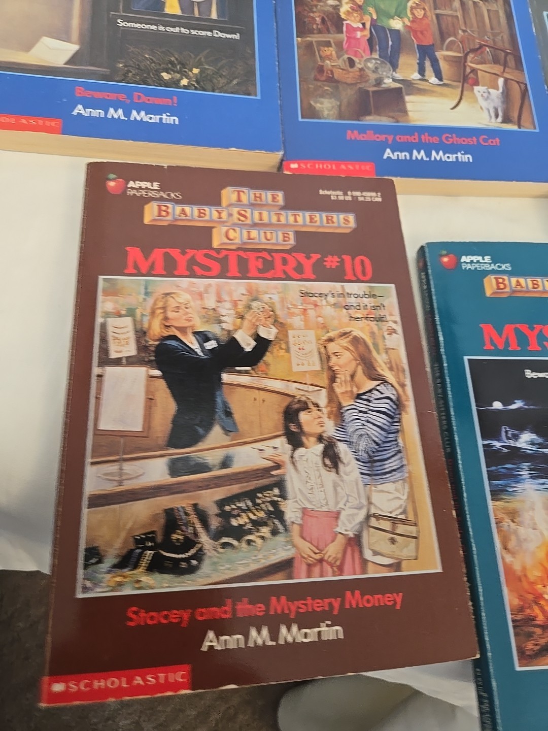 The Babysitters Club Books 2 3 8 10 12 GUC Lot Of 5 Mystery Action Apple