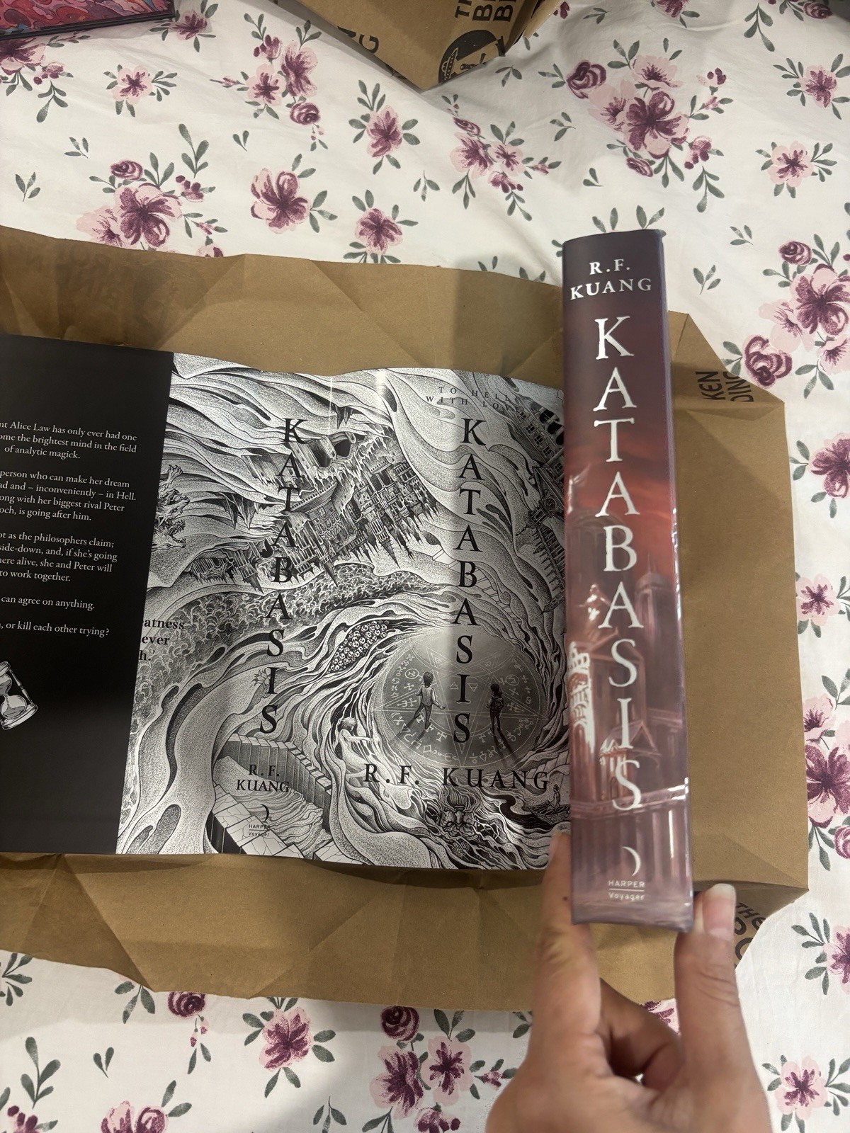 TBB Katabasis by R. F. Kuang Special Edition hardback Sprayed Edges New