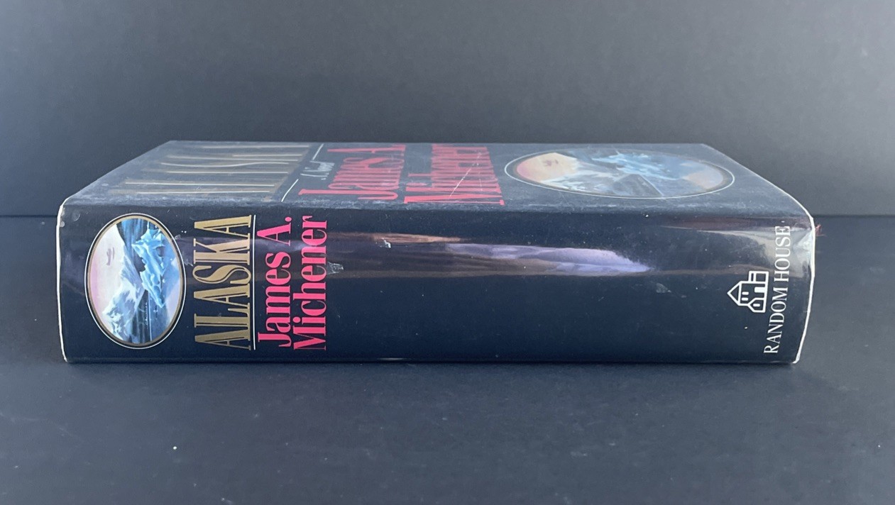 1988 “ALASKA” By James A. Michener First Edition Hardcover VTG Book