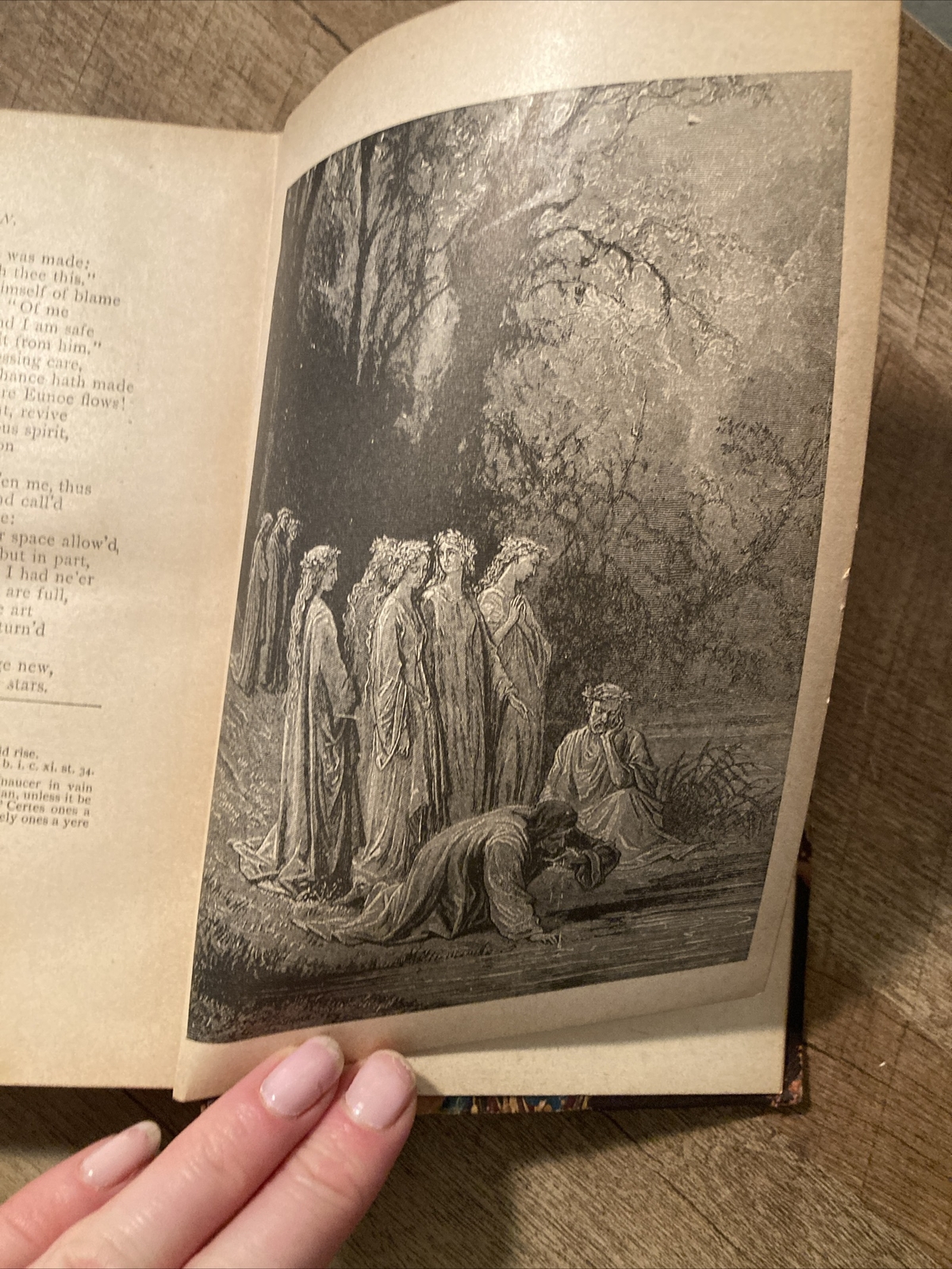 Vintage 1800’s Purgatory By Dante. Illustrations By Gustavo Dore