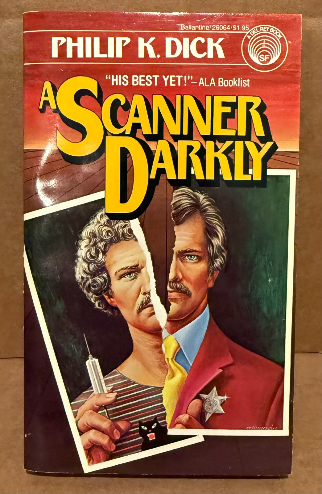 A SCANNER DARKLY by Philip K. Dick – 1977 Ballantine
