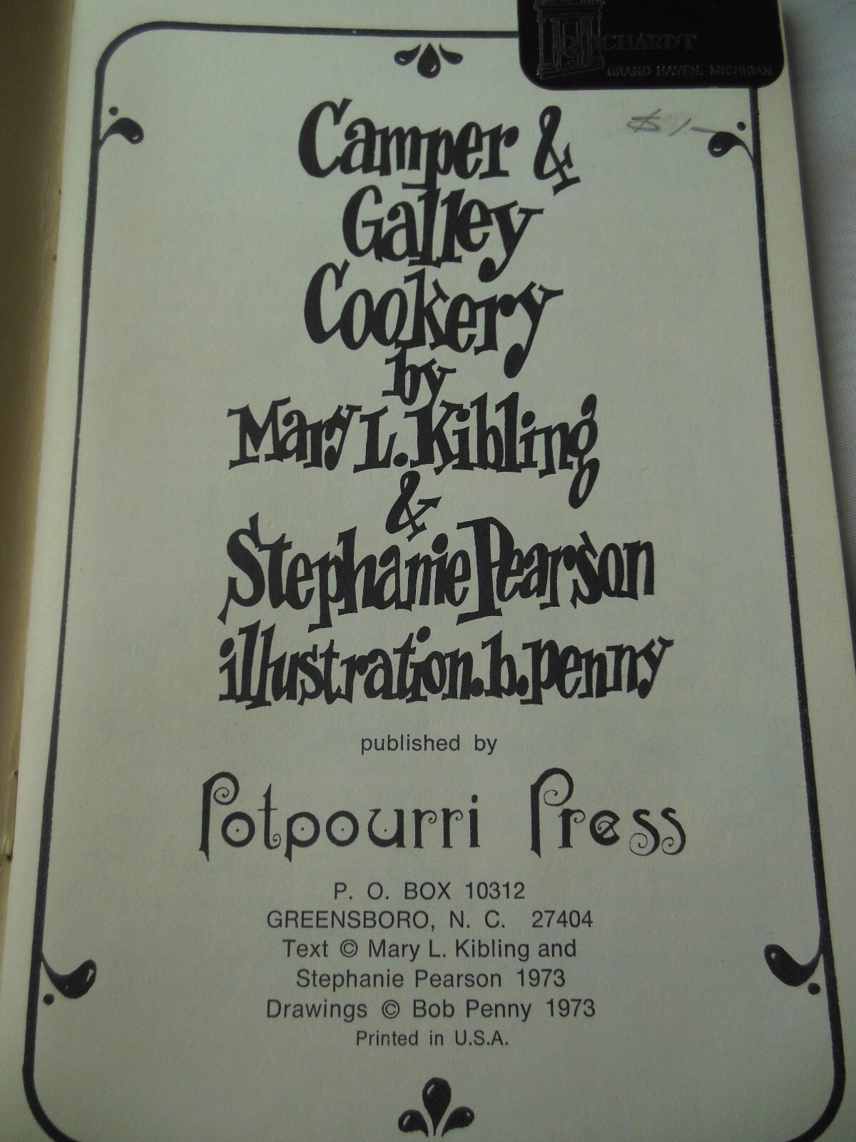 Potpourri Press Cookbooks -Brunch, Christmas Cookies, Casserole, Camper & Galley