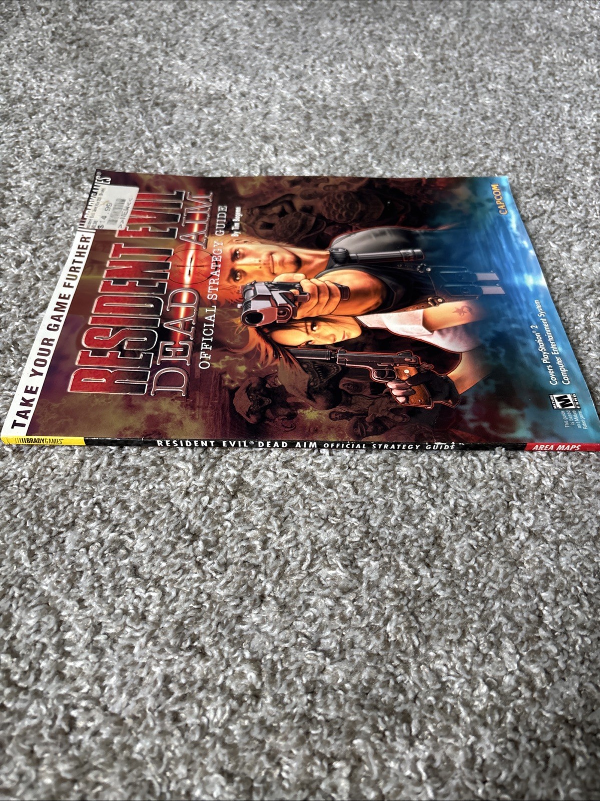 RESIDENT EVIL DEAD AIM Official Strategy Game Guide Brady Games Prima PS2 RARE