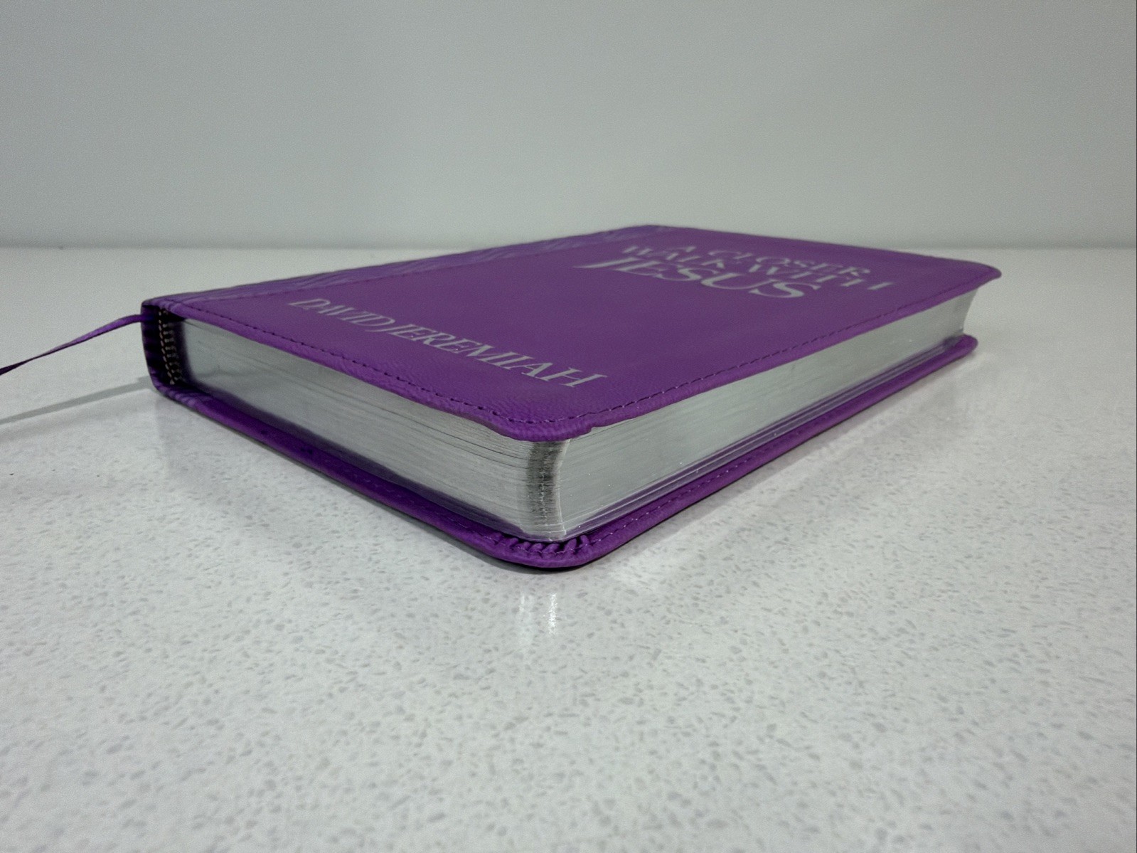 A Closer Walk with Jesus by David Jeremiah – 2025 Purple Faux Leather