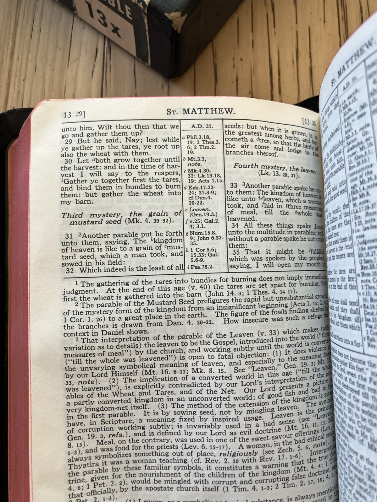 Rare! 1945 Scofield Reference Bible Pocket KJV Oxford Genuine Leather 13X in Box