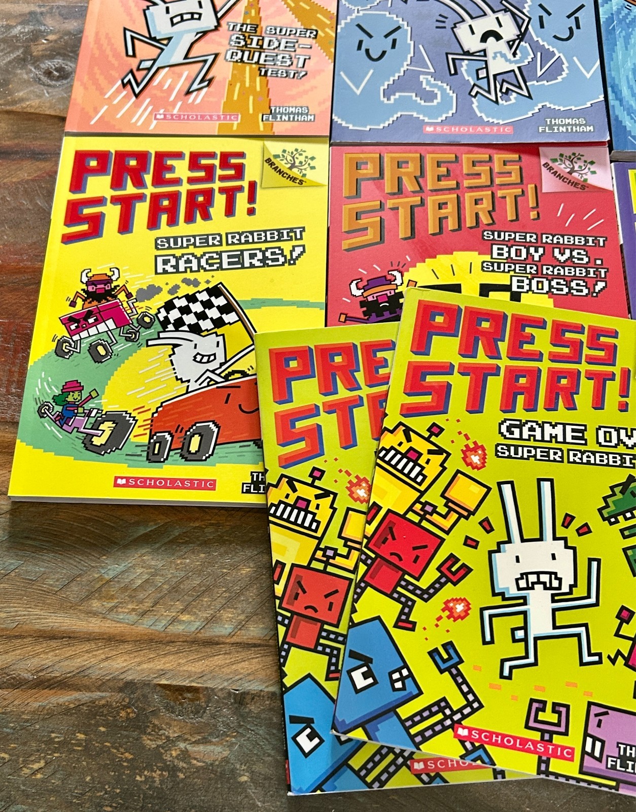 10 Press Start Books by Thomas Flintham Reading Level Grade 2