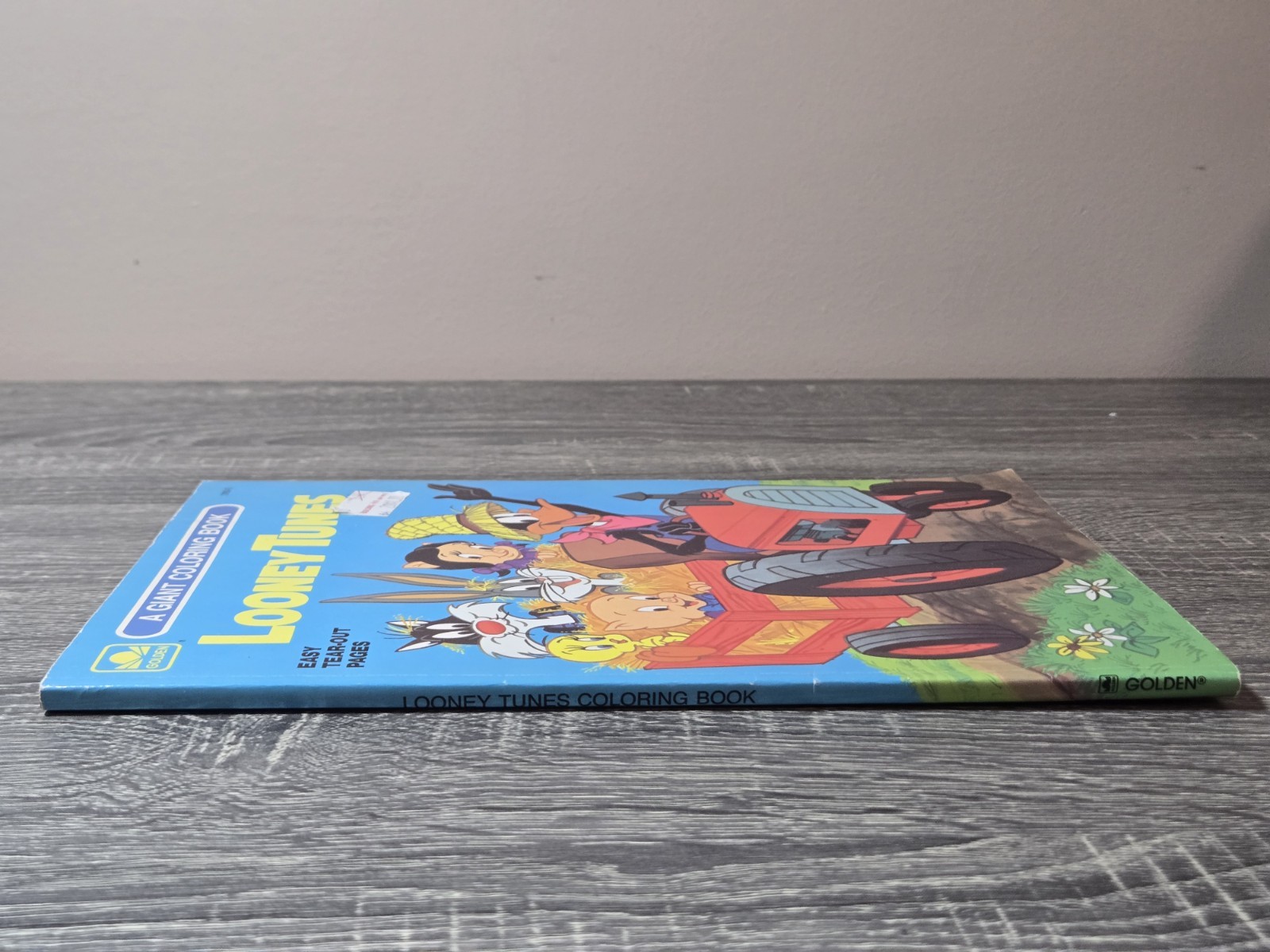 Vintage 1987 Looney Tunes Giant Coloring Book Golden Book Bugs Bunny Daffy
