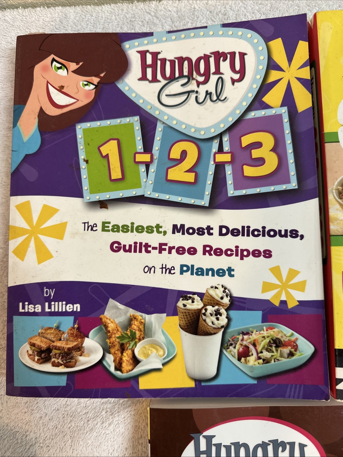 Hungry Girl by Lisa Lillien Set of 3 Recipe Books Paperback