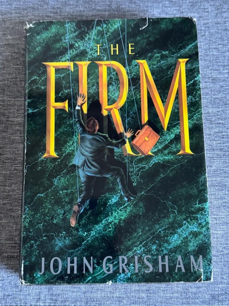 The Firm : A Novel by John Grisham (1991, Hardcover) HCDJ Book
