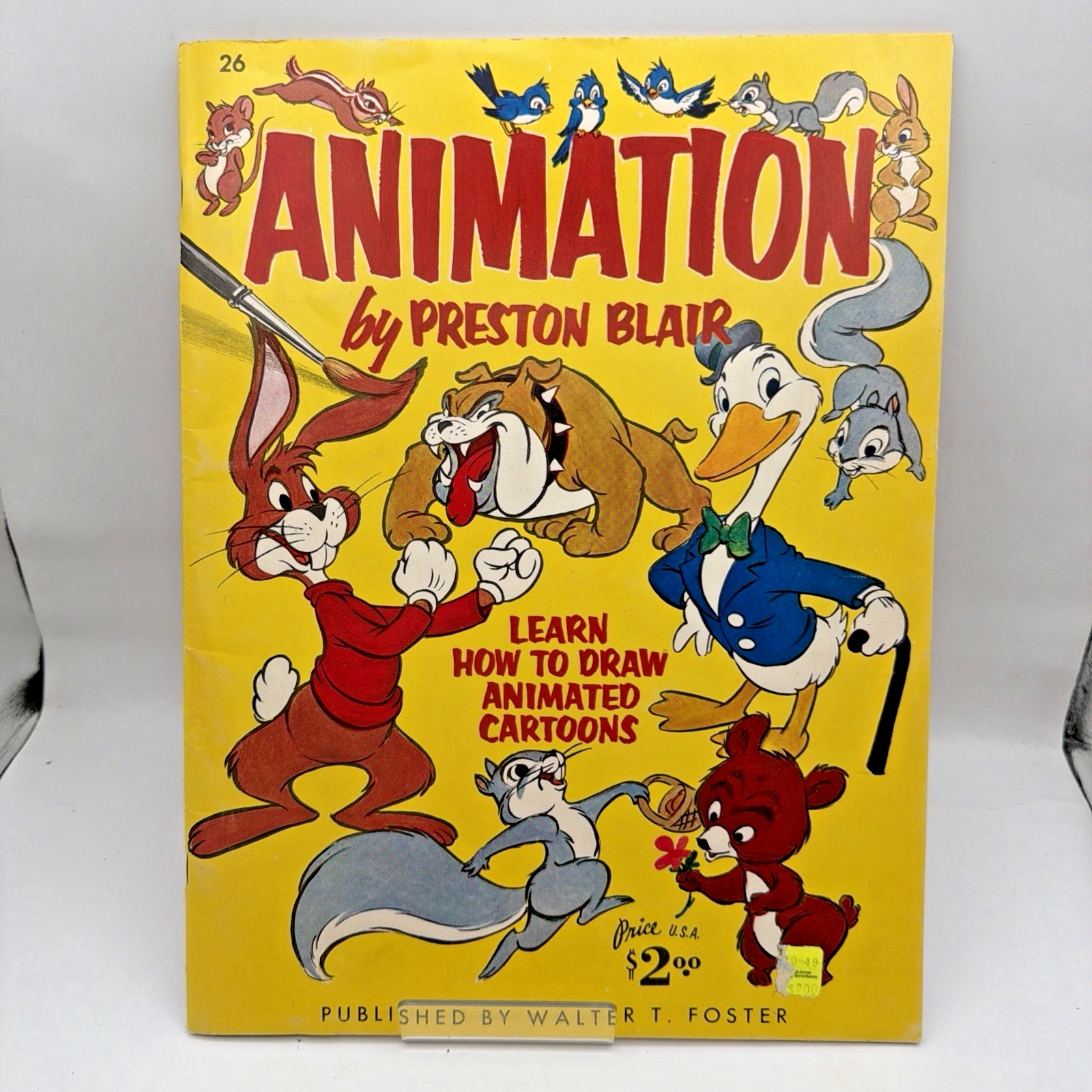 Animation & Modern Cartoon By Preston Blair Published By Walter T Foster Vintage