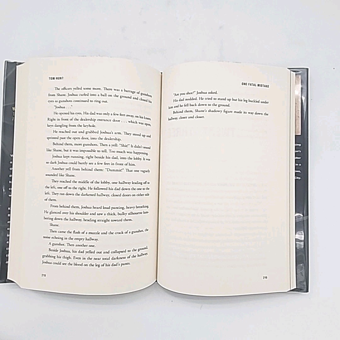 One Fatal Mistake by Tom Hunt 1st Edition 2019 Hardcover Book