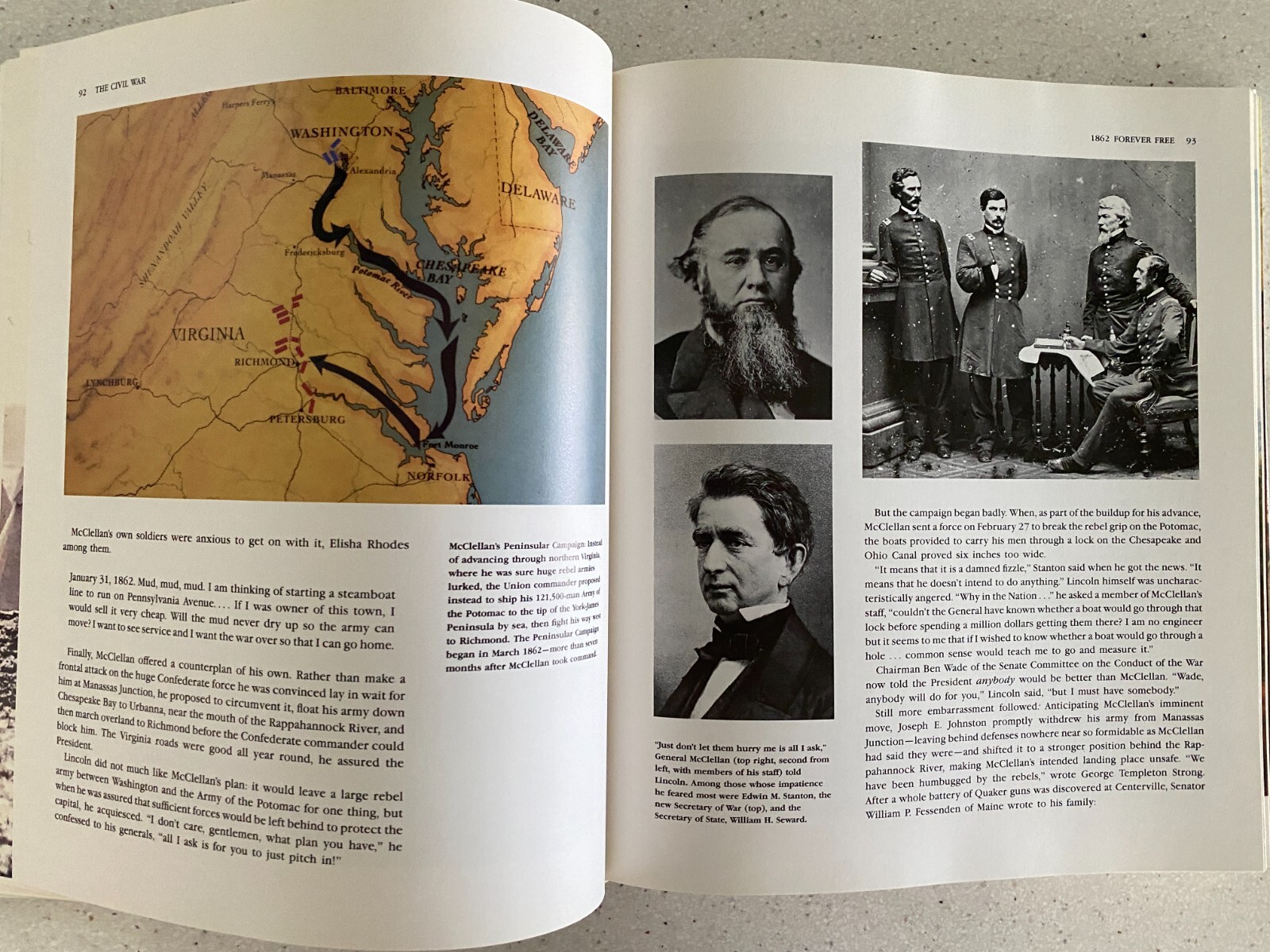 THE CIVIL WAR: By Geoffrey C. Ward With Ric Burns & Ken Burns HARDCOVER