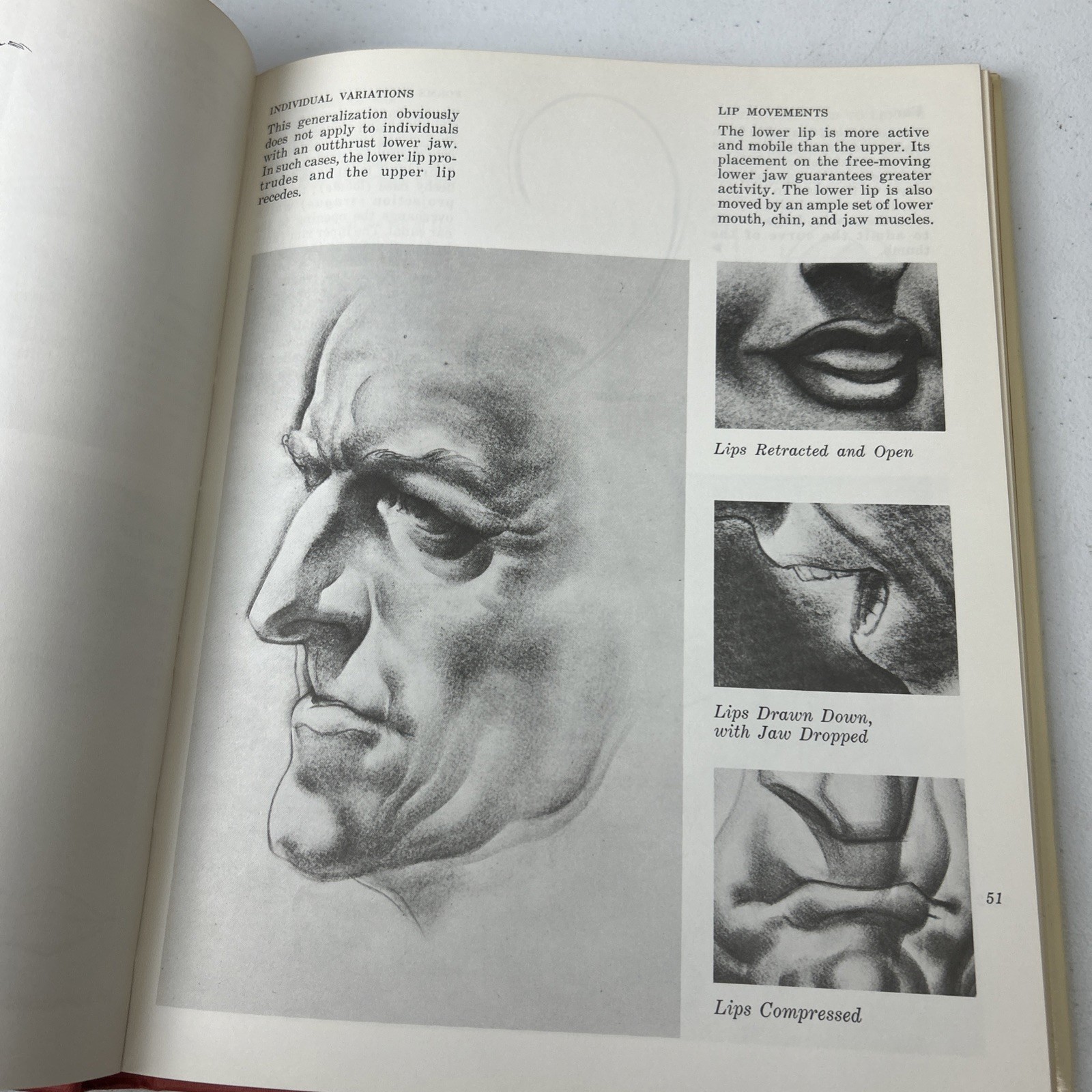 Drawing the Human Head Burne Hogarth 300 Illustration Hardcover Book 4 Printing