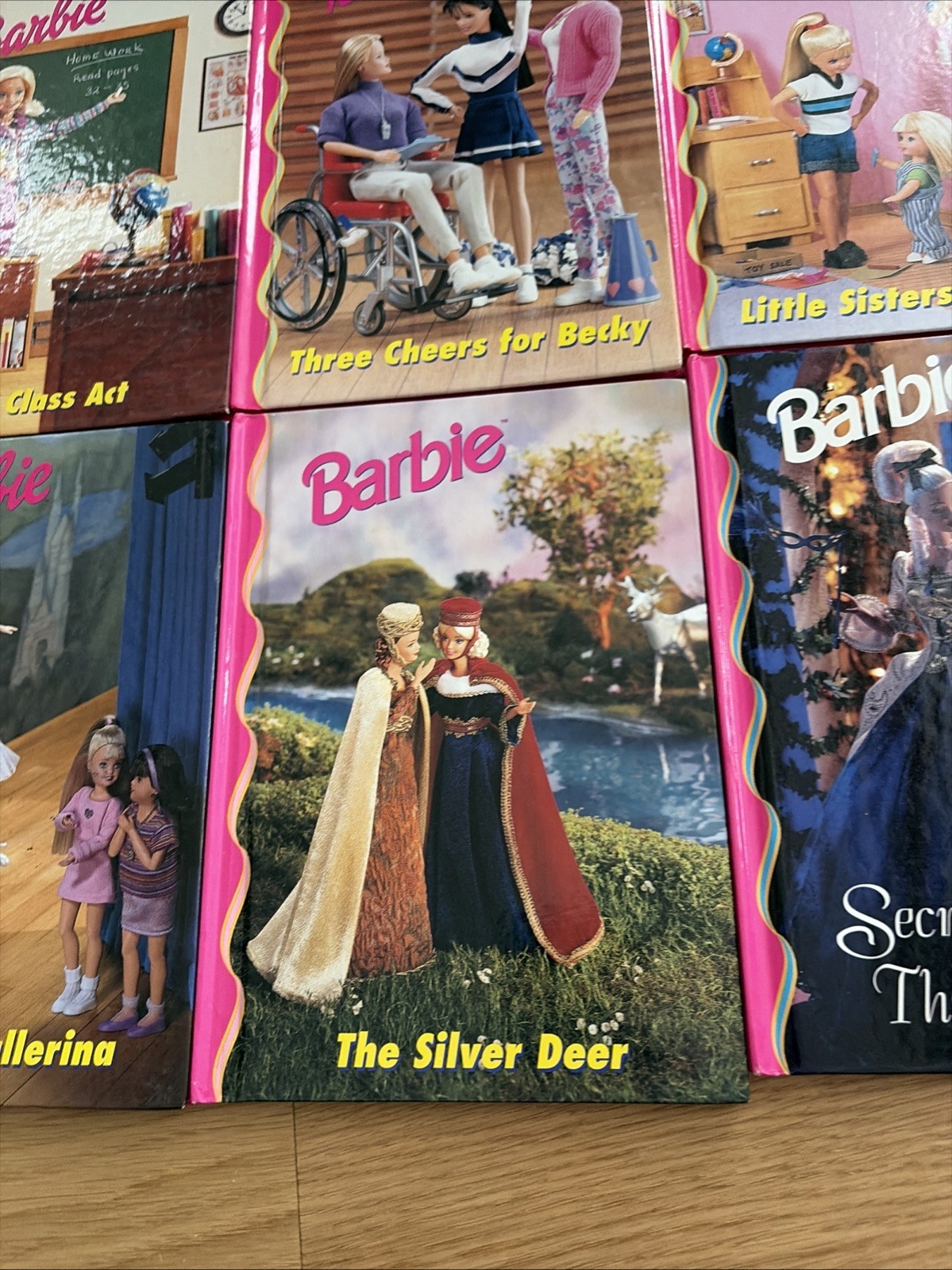 Barbie & Friends Barbie Core Grolier Books Club 1990’s Hardcover Book Lot Of 10